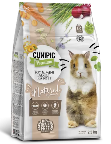 CUNIPIC - Alimento Premium para Conejos Toy