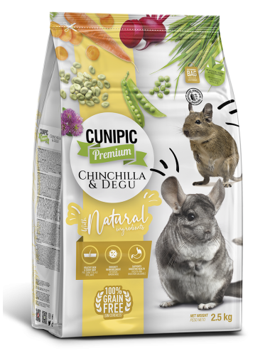 CUNIPIC - Naturaliss para Chinchilla y Degue