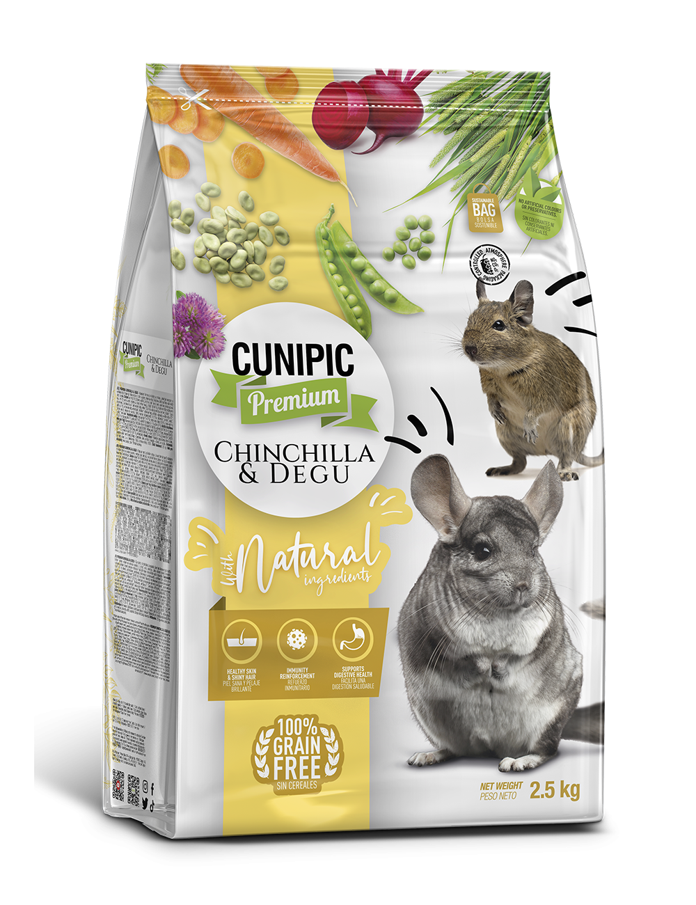 CUNIPIC - Naturaliss pour Chinchilla & Dègue
