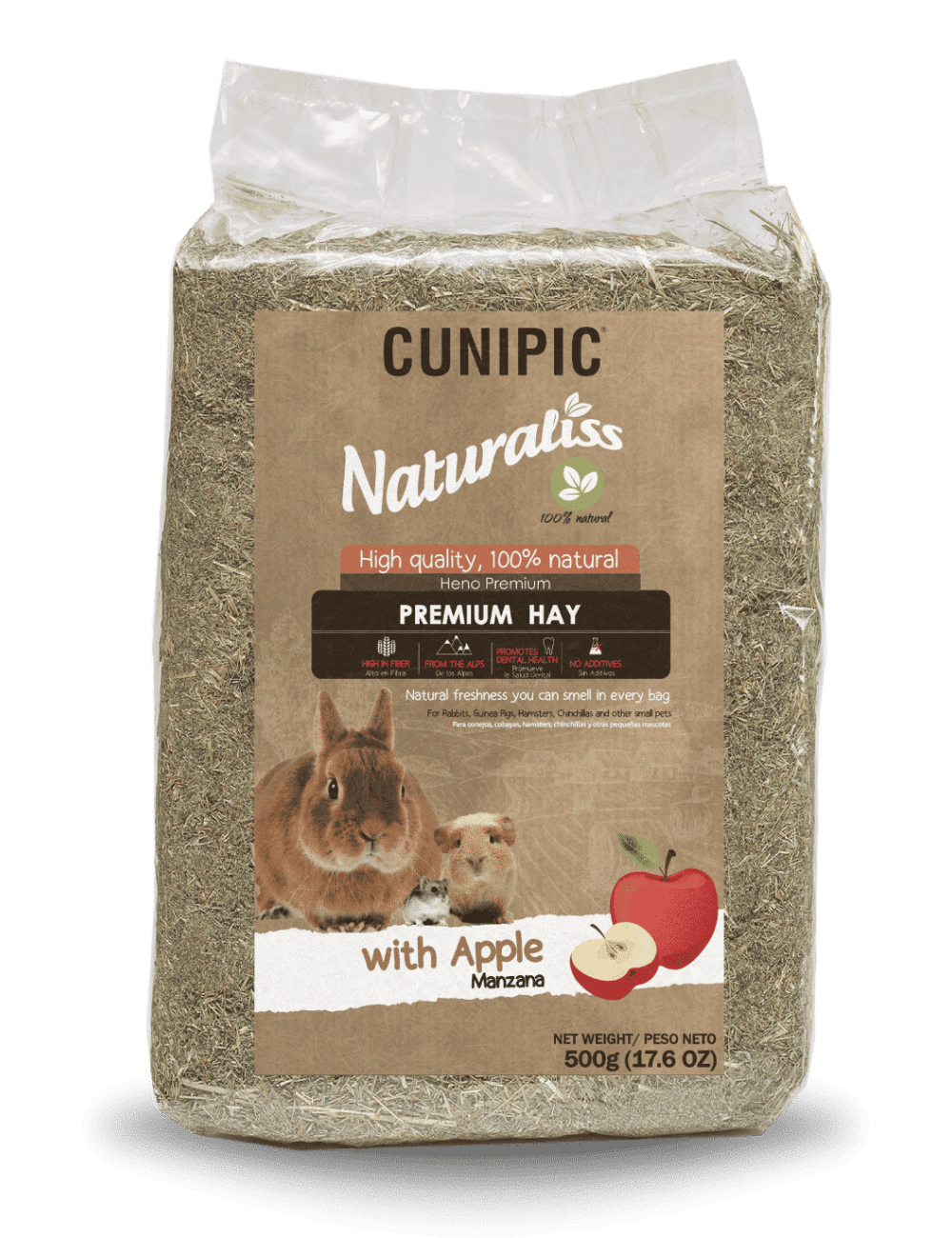 CUNIPIC - Heno Naturaliss Premium con Manzana