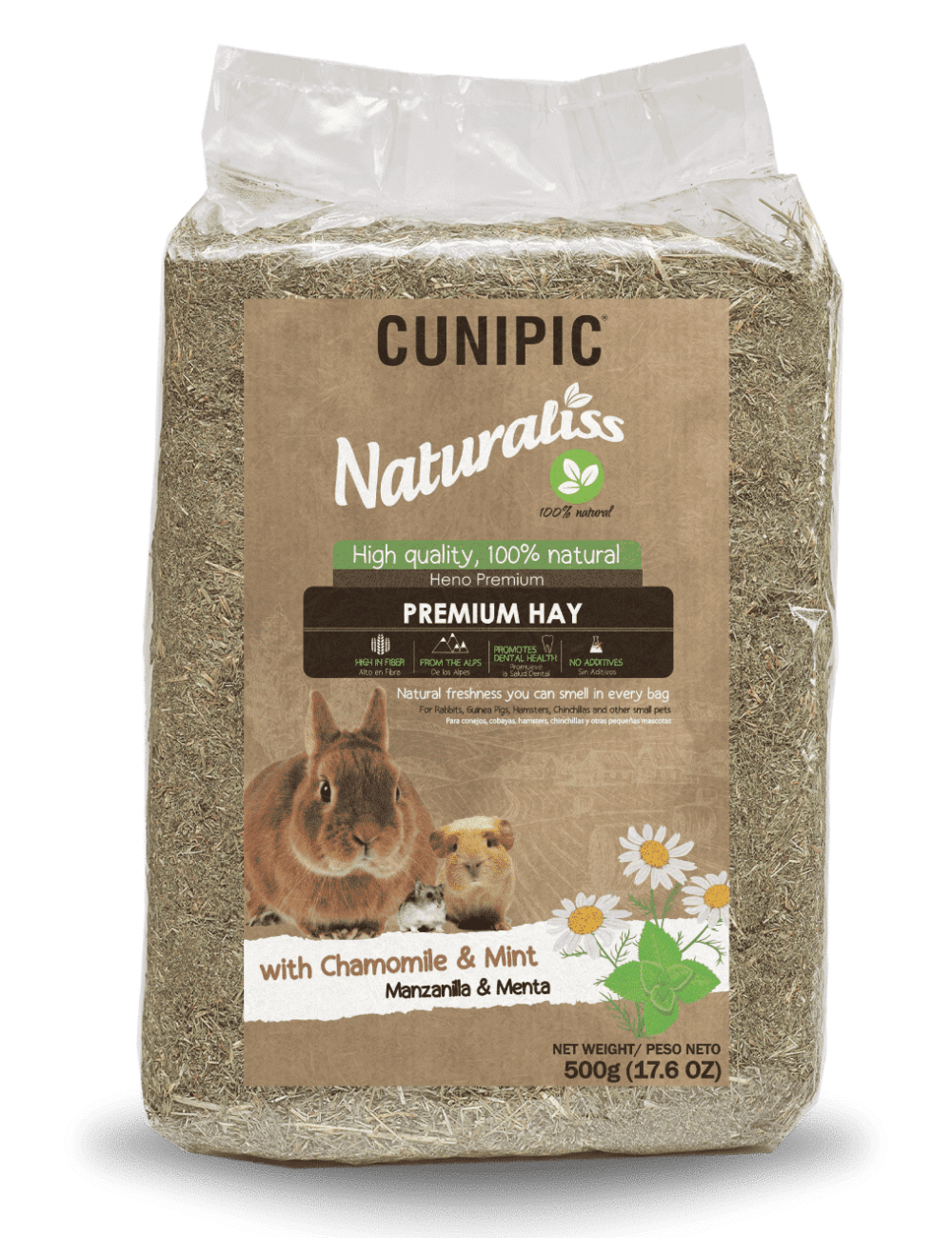 CUNIPIC - Naturaliss Foin Premium à la Camomille et à la Menthe