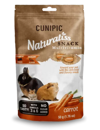 CUNIPIC - Naturaliss Multivitamine Snack Carotte
