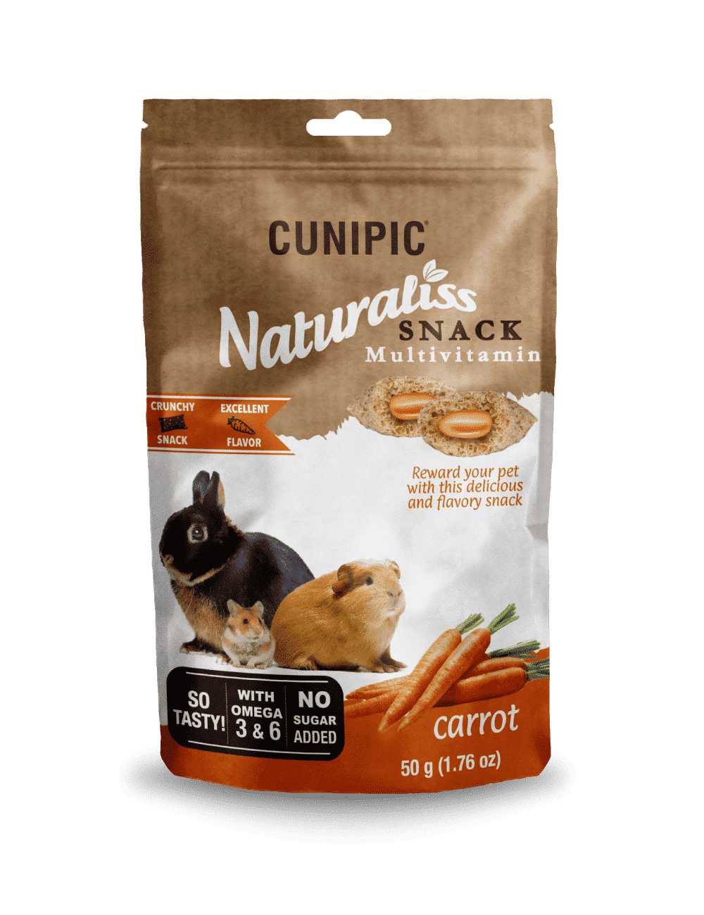 CUNIPIC - Naturaliss Snack Multivitamínico Zanahoria