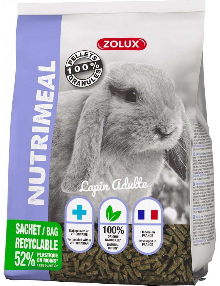 ZOLUX - Nutrimeal Dwarf Rabbit Adult