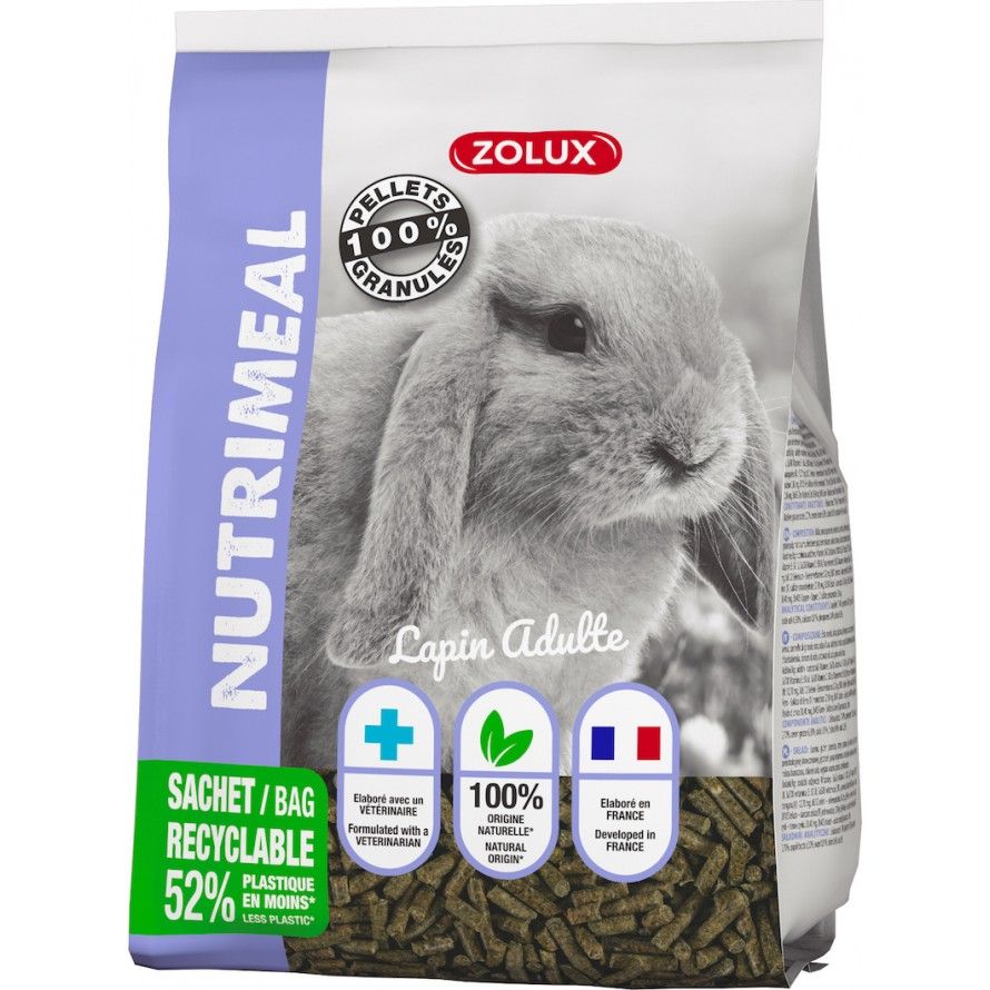 ZOLUX - Nutrimeal Dwarf Rabbit Adult