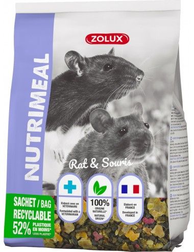 ZOLUX - Nutrimeal Muesli Rat & Souris 800g