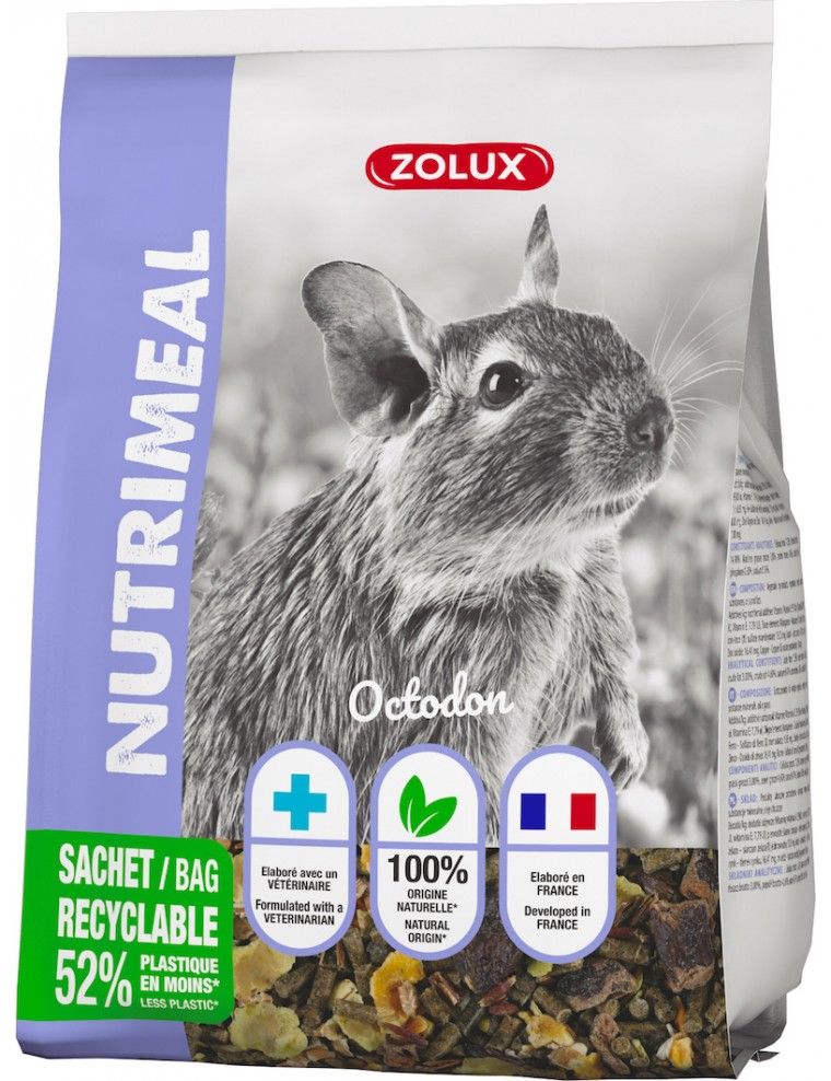 ZOLUX - Nutrimeal Octodon 800g