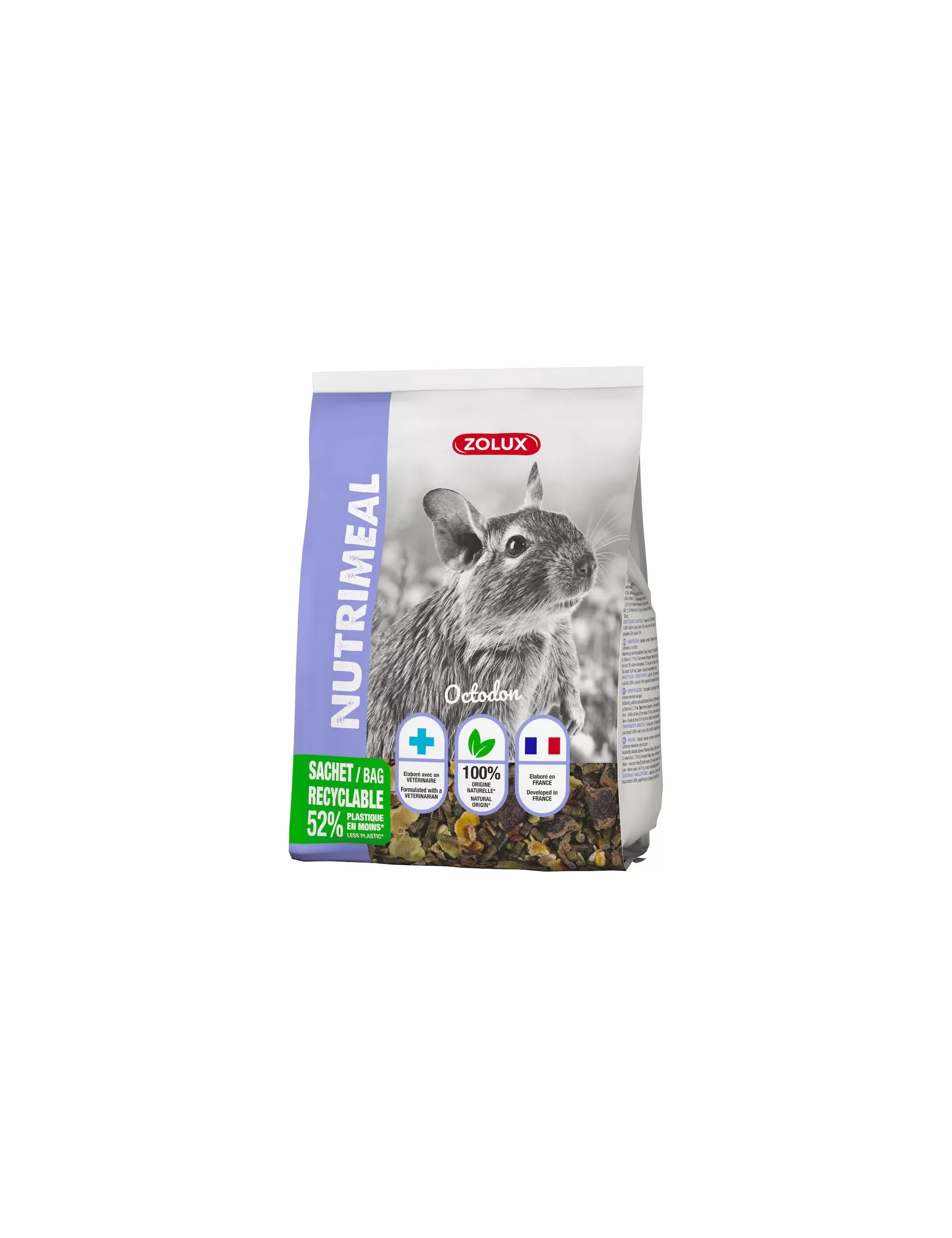 ZOLUX - Nutrimeal Octodon 800g