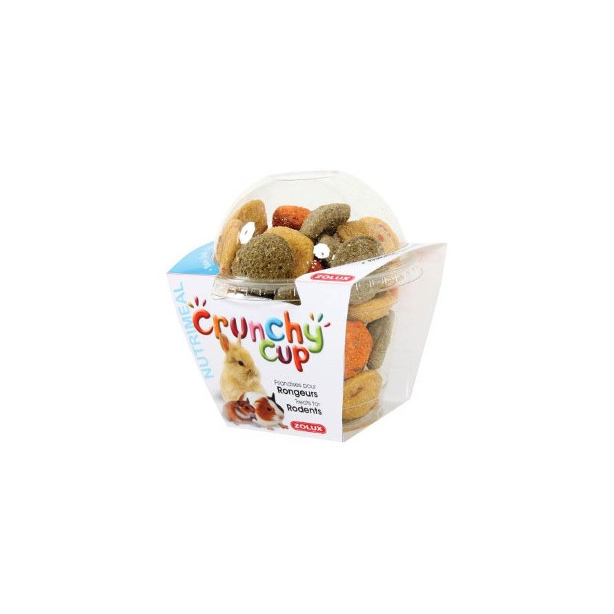 ZOLUX - Crunchy Cup Mix Nature-Carrot-Alfalfa