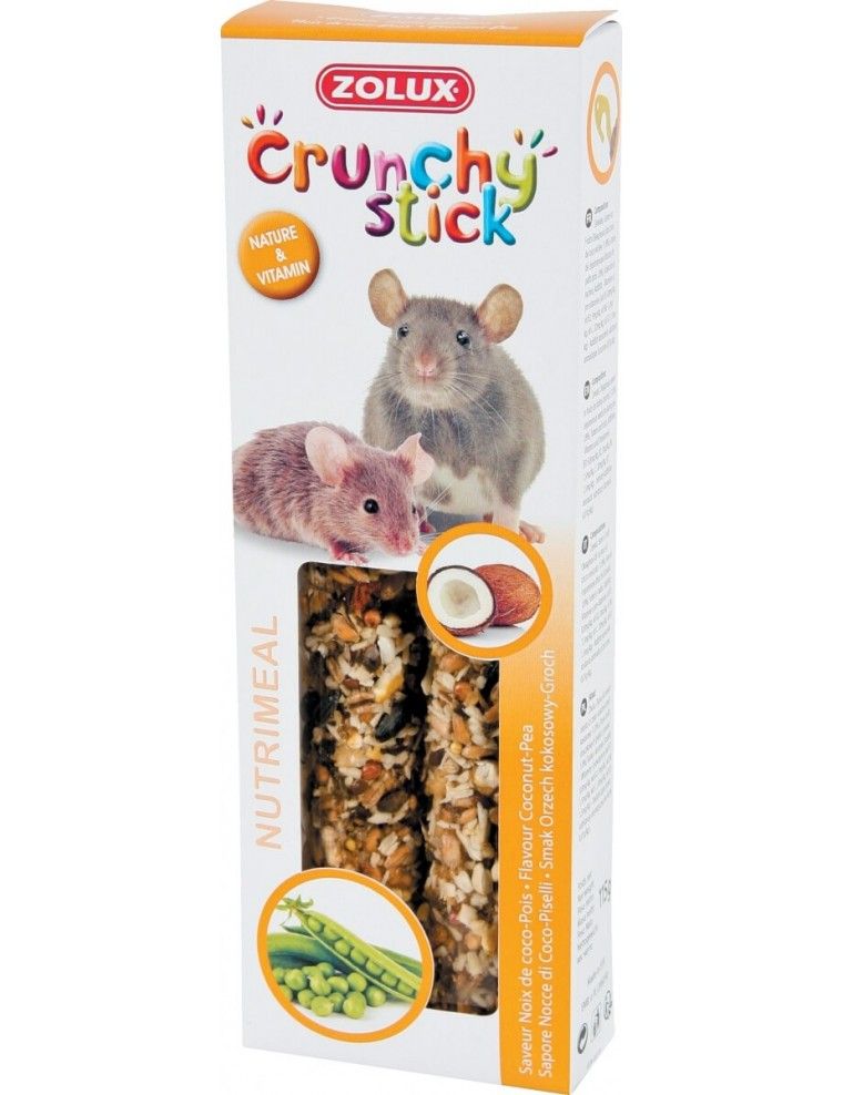 ZOLUX - Crunchy Stick Coconut-Peas