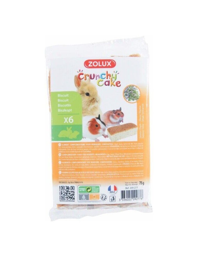 ZOLUX - Knuspriger Kuchen für Nagetiere Thymian