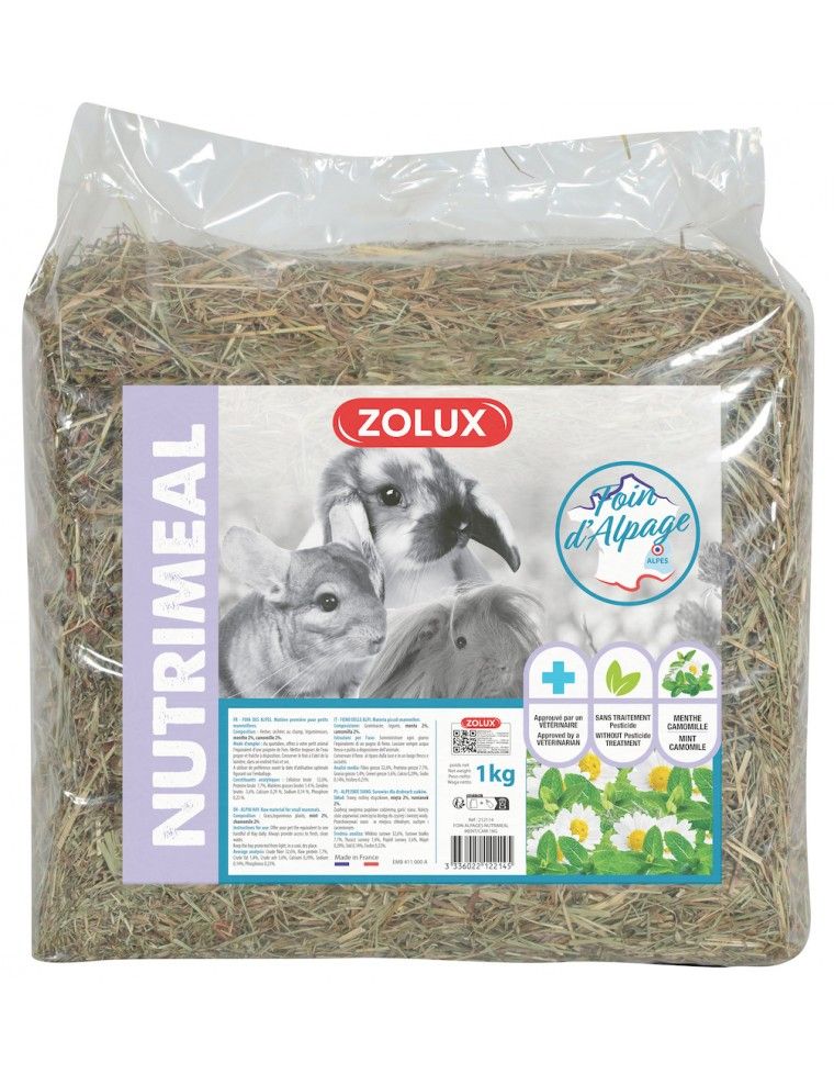 ZOLUX - Feno Alpino Premium Menta-Camomila