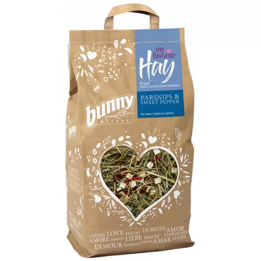 BUNNY NATURE - Il mio fieno preferito - Pastinaca e pepe BUNNY NATURE - Il mio fieno preferito - Pastinaca e pepe