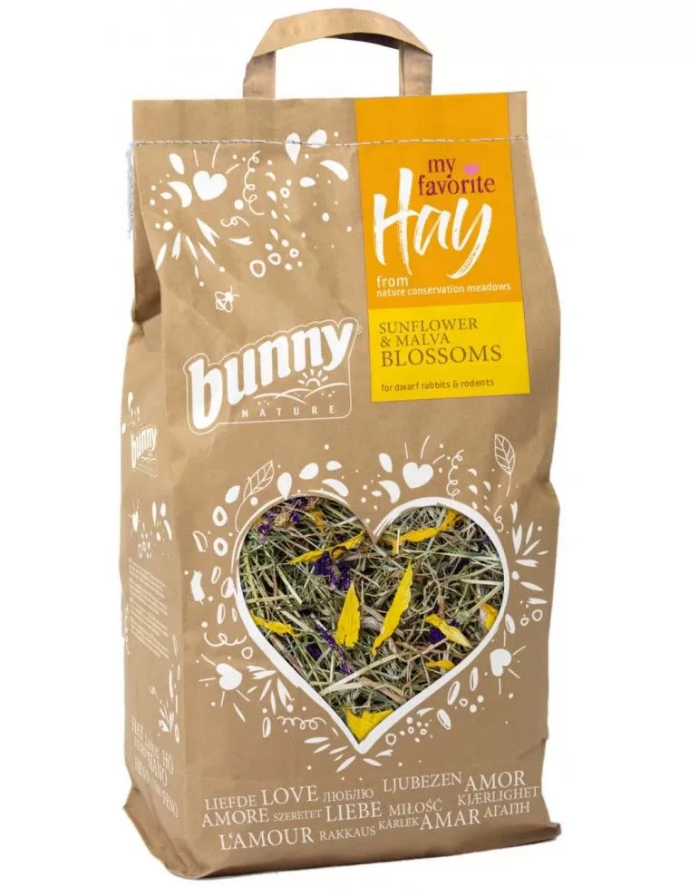 BUNNY NATURE - Il mio fieno preferito - Girasole e malva