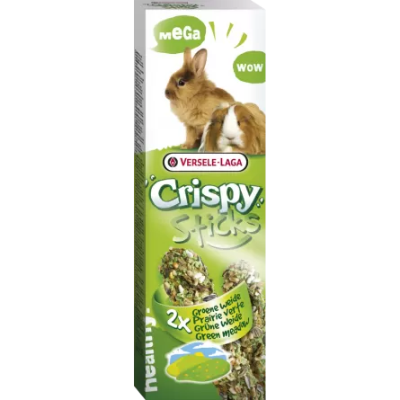 VERSELE LAGA - Coelhos Mega Sticks Crocantes - Porquinhos-da-índia, Prado Verde VERSELE LAGA - Coelhos Mega Sticks Crocantes - Porquinhos-da-índia, Prado Verde