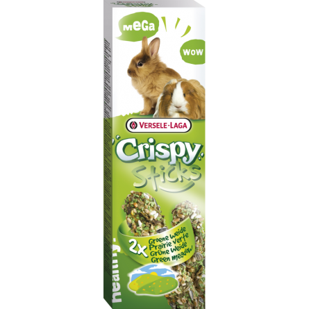 VERSELE LAGA - Crispy Mega Sticks Rabbits - Guinea Pigs, Green Meadow