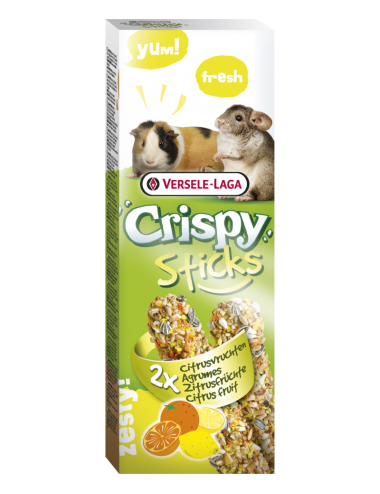 VERSELE LAGA - Crispy Mega Sticks Guinea Pigs - Chinchillas, VERSELE LAGA - Crispy Mega Sticks Guinea Pigs - Chinchillas, Citrus