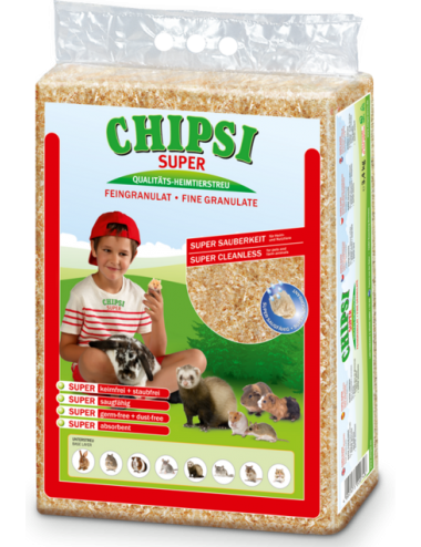 CHIPSI - Litière Super pour Rongeur 3.4kg