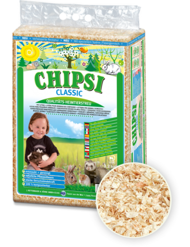 CHIPSI - Lettiera Classica per Roditori 60 litri