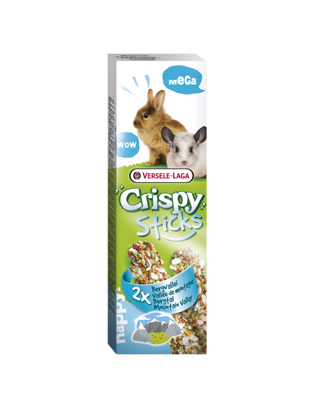 VERSELE LAGA - Crispy Mega Sticks Rabbits - Chinchillas, Mountain Valley