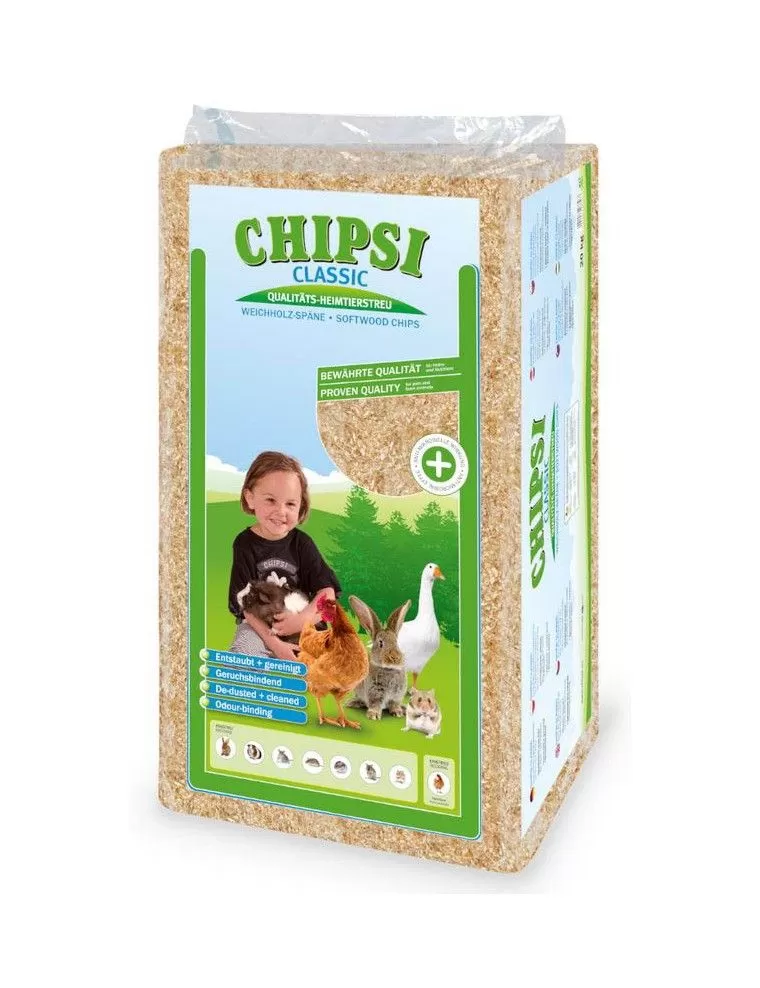 CHIPSI - Ninhada Clássica para Roedores 12,5kg