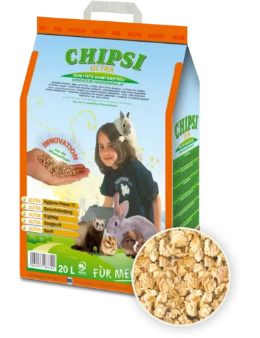 CHIPSI - Ultra - Arena para conejos y roedores
