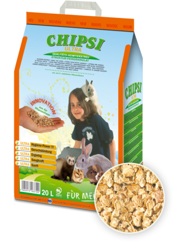 CHIPSI - Ultra - Einstreu für Kaninchen und Nagetiere