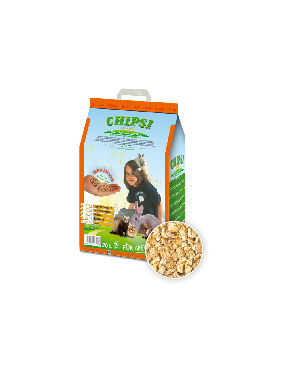 CHIPSI - Ultra - Litter for rabbits and rodents