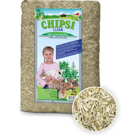 CHIPSI - Clean - Litière de Chanvre pour lapin et rongeurs CHIPSI - Clean - Litière de Chanvre pour lapin et rongeurs