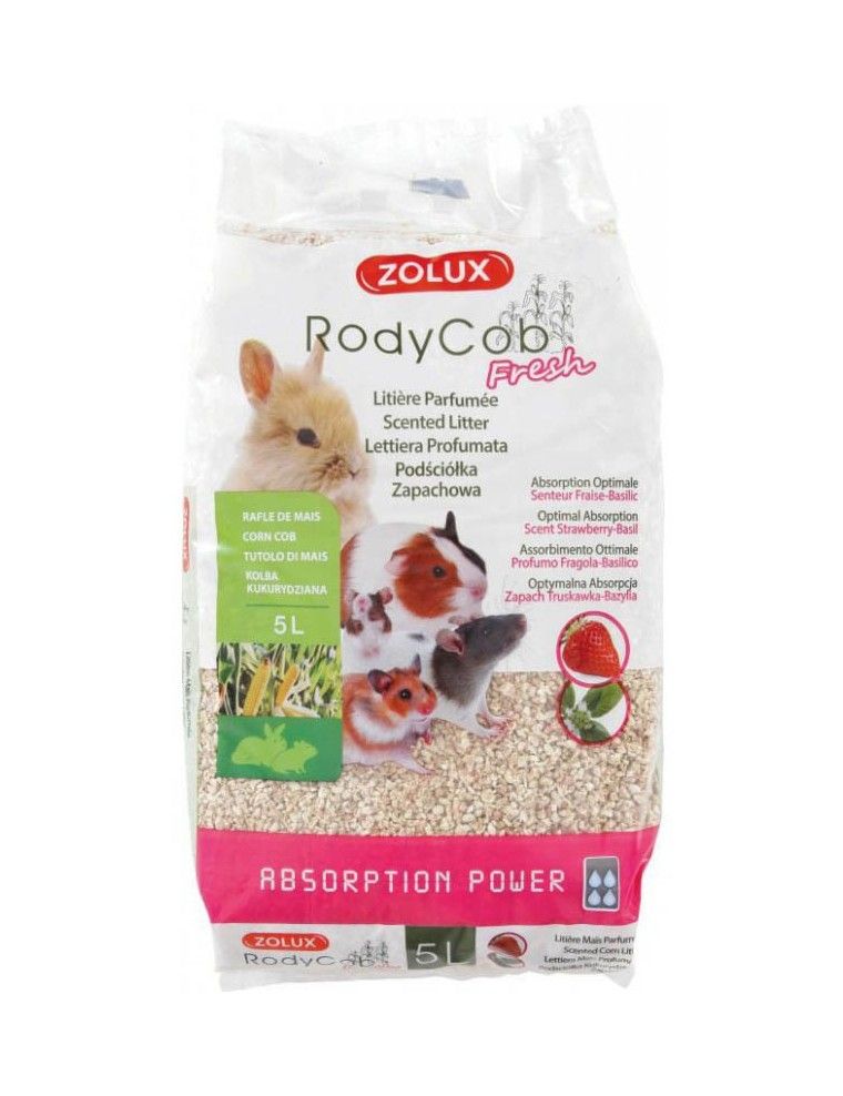 ZOLUX - Litière RodyCob Fraise-Basilic