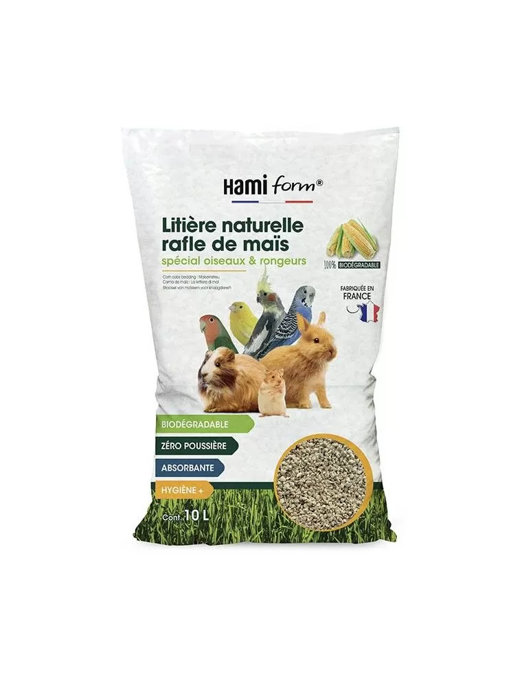 HAMIFORM - Arena de Mazorca de Maíz Natural 10l