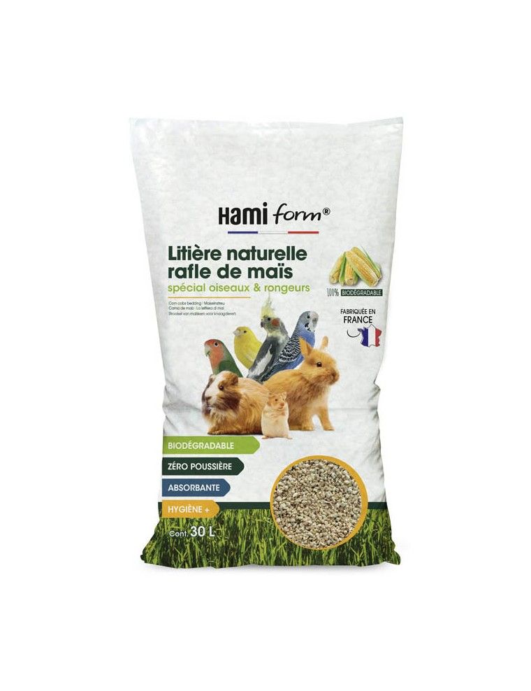 HAMIFORM - Lettiera in pannocchia naturale 30l