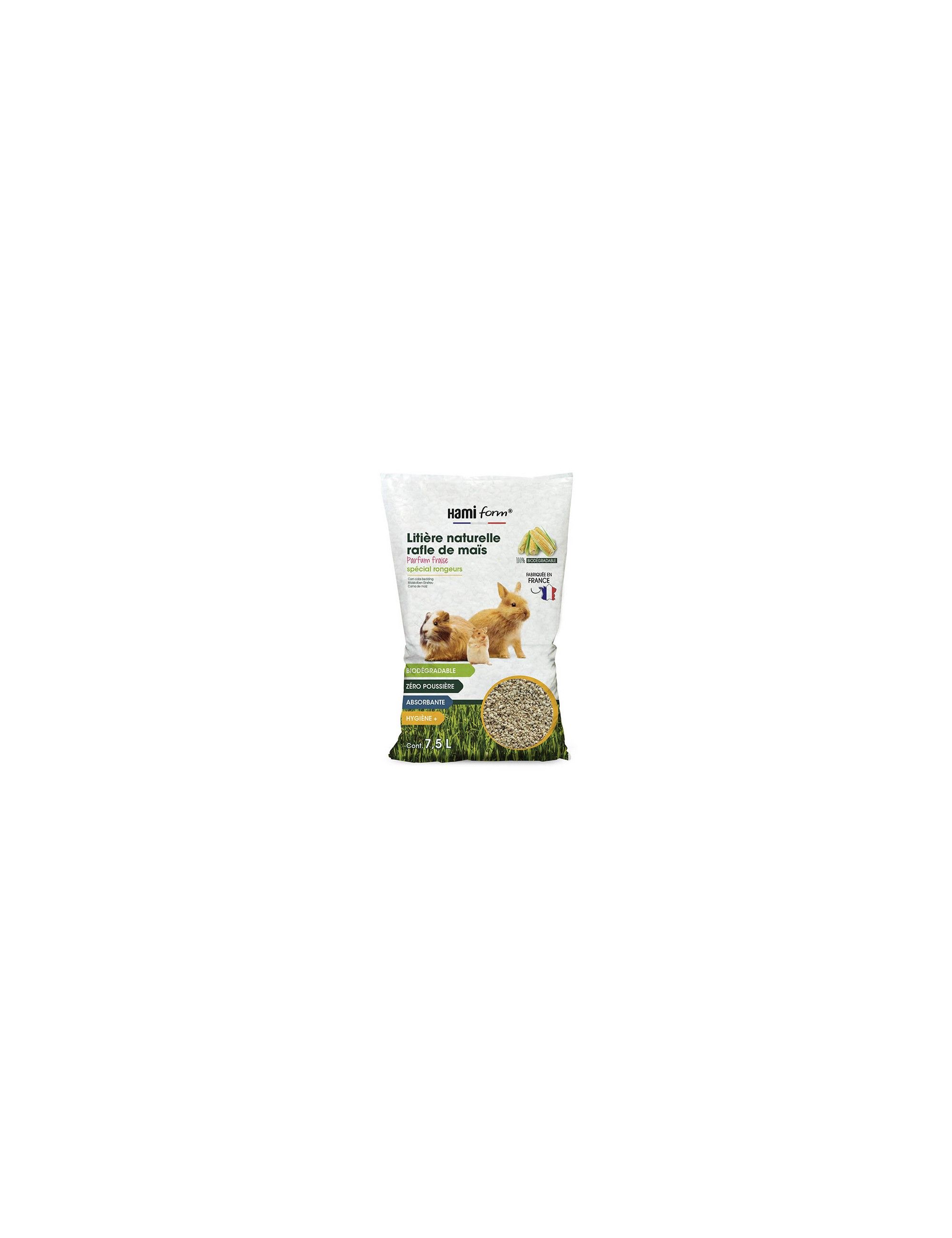 HAMIFORM - Natural Strawberry Corncob Litter 7.5l