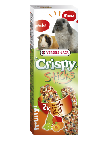 VERSELE LAGA - Mega Sticks Crujientes Conejos - Cobayas, Frutas