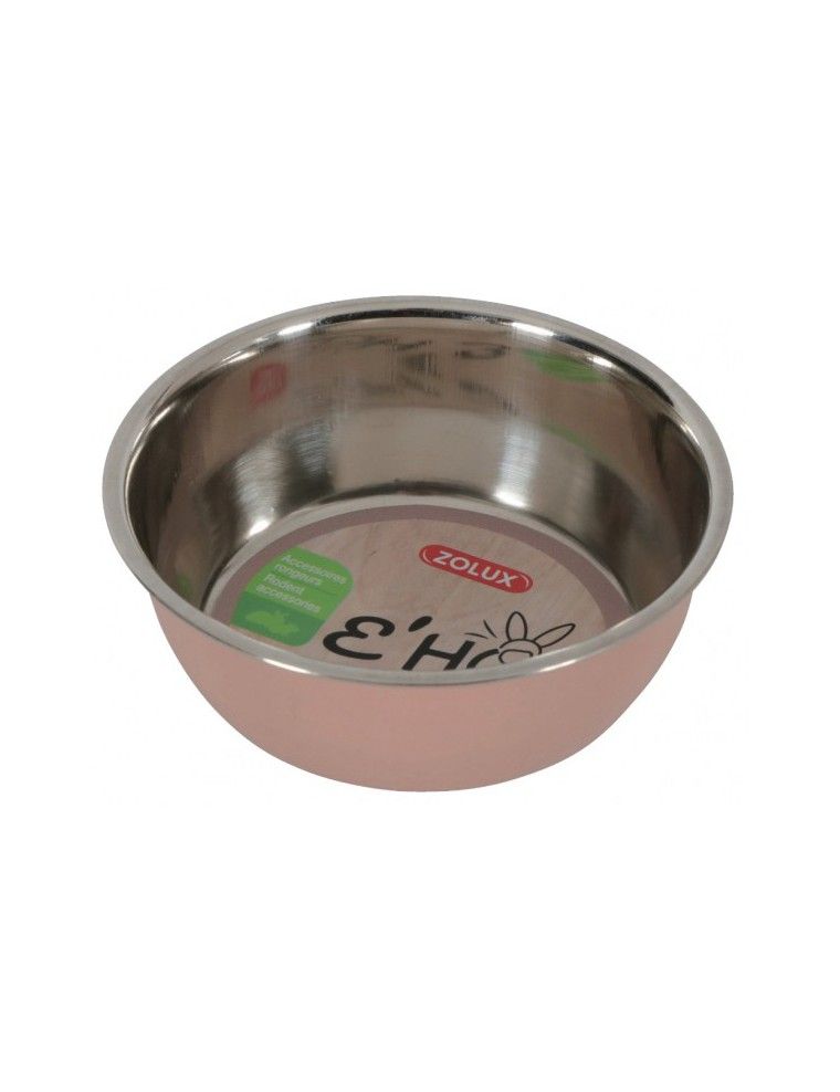 ZOLUX - Bol Inox Ehop - Rose - 200ml