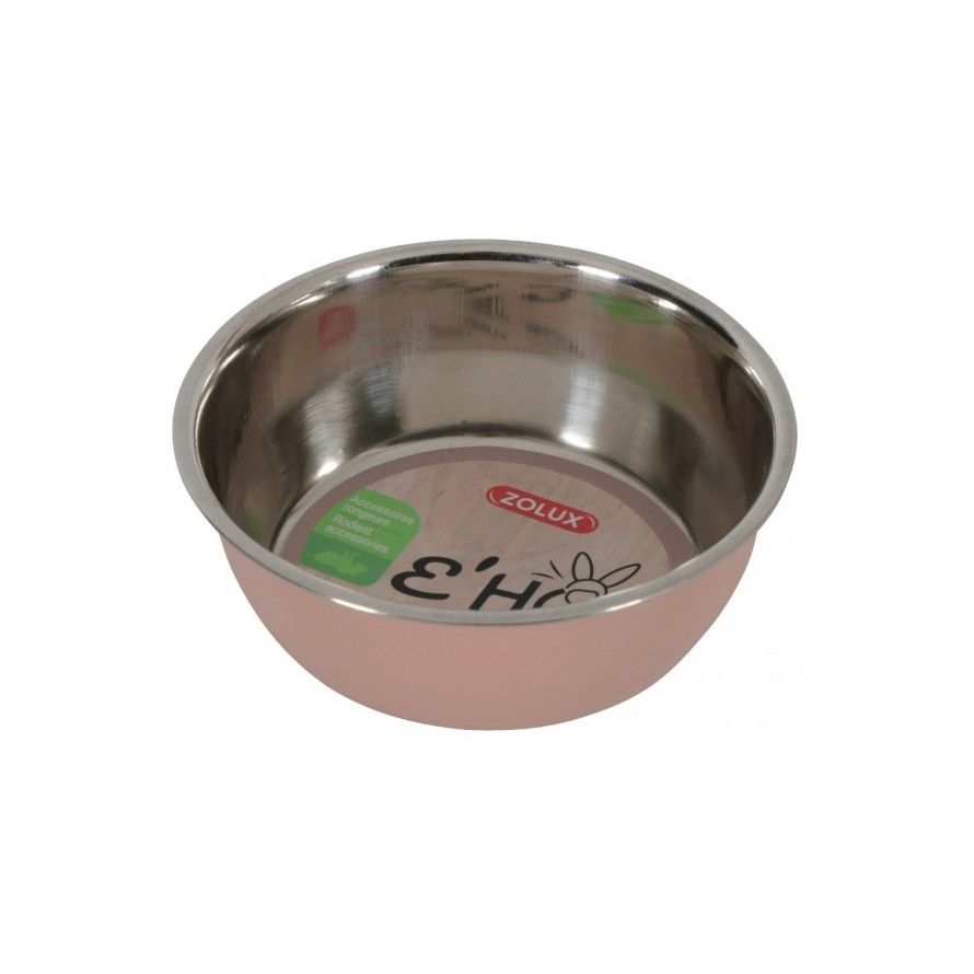 ZOLUX - Ehop Stainless Steel Bowl - Pink - 200ml