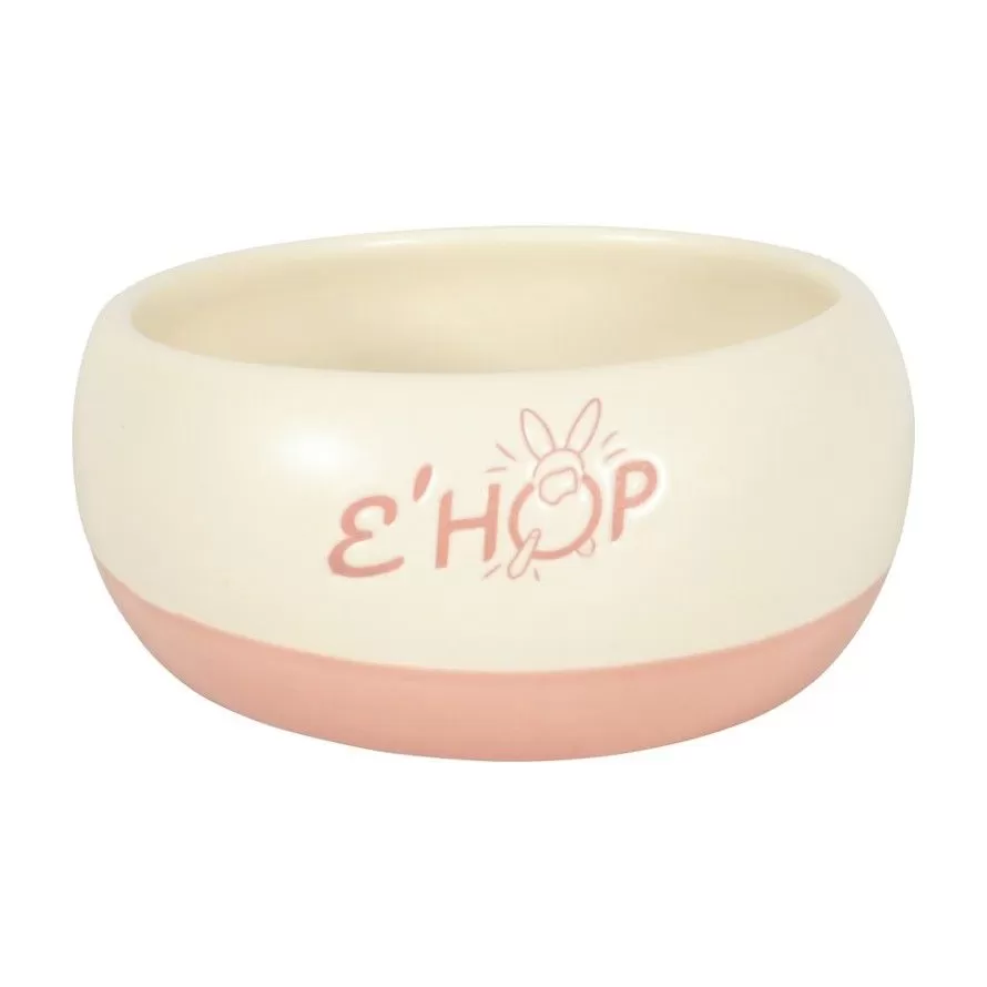 ZOLUX - Tigela de Cerâmica Ehop - Rosa - 300ml