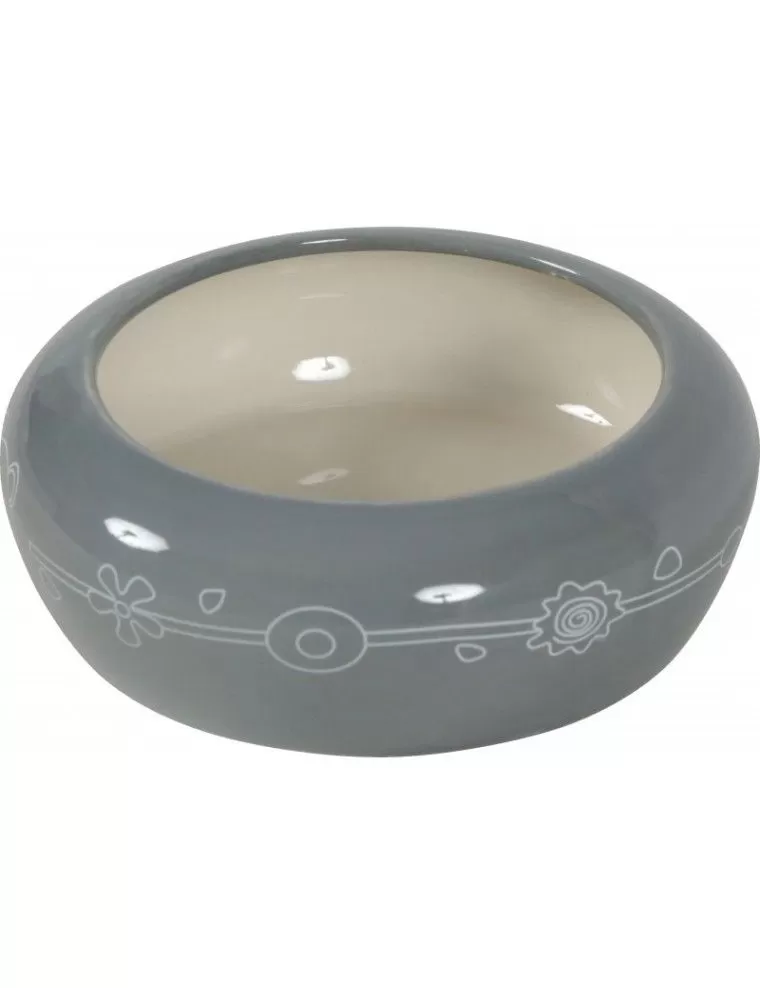 ZOLUX - Ecuelle Céramique Anti Rejet - Gris - 300ml