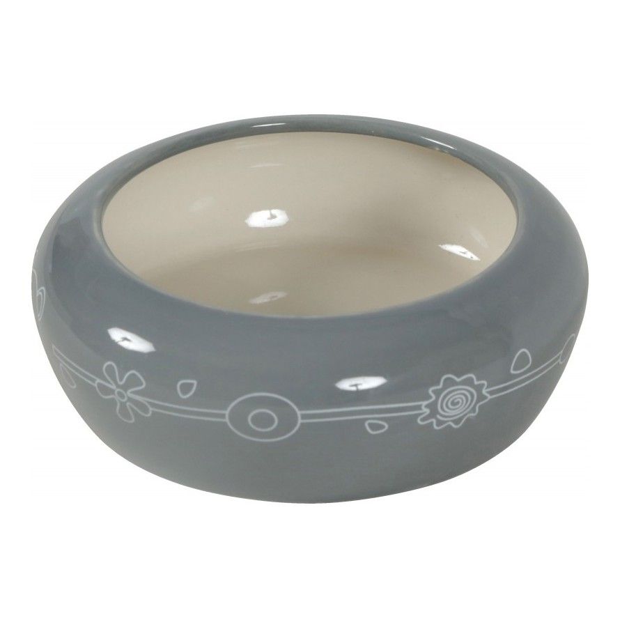 ZOLUX - Ecuelle Céramique Anti Rejet - Gris - 300ml ZOLUX - Ecuelle Céramique Anti Rejet - Gris - 300ml