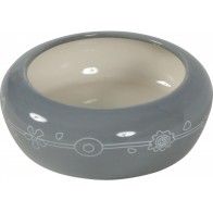 ZOLUX - Ecuelle Céramique Anti Rejet - Gris - 300ml ZOLUX - Ecuelle Céramique Anti Rejet - Gris - 300ml