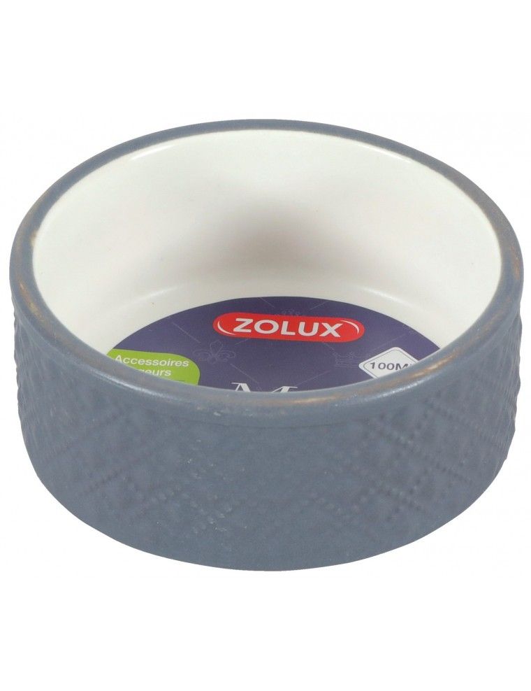 ZOLUX - Ciotola in gres "Margot" - Grigio - 100 ml