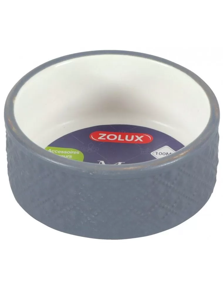 ZOLUX - Ecuelle en Grès "Margot" - Grise - 100ml