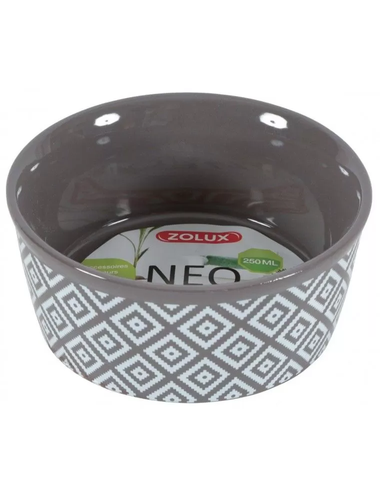 ZOLUX - Ciotola in gres "NEO" - Grigio - 250 ml