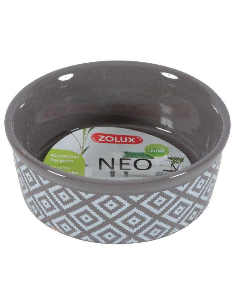 ZOLUX - „NEO“ Steinzeugschale – Grau – 150 ml