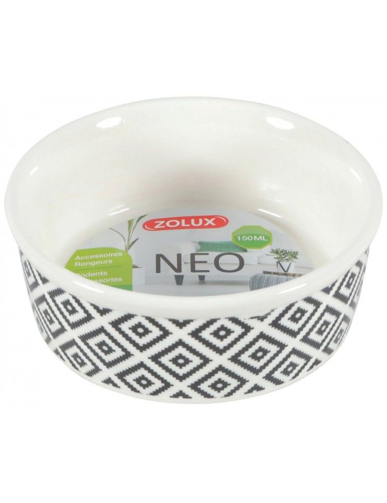 ZOLUX - Écuelle en Grès "NEO" - Blanche - 150ml