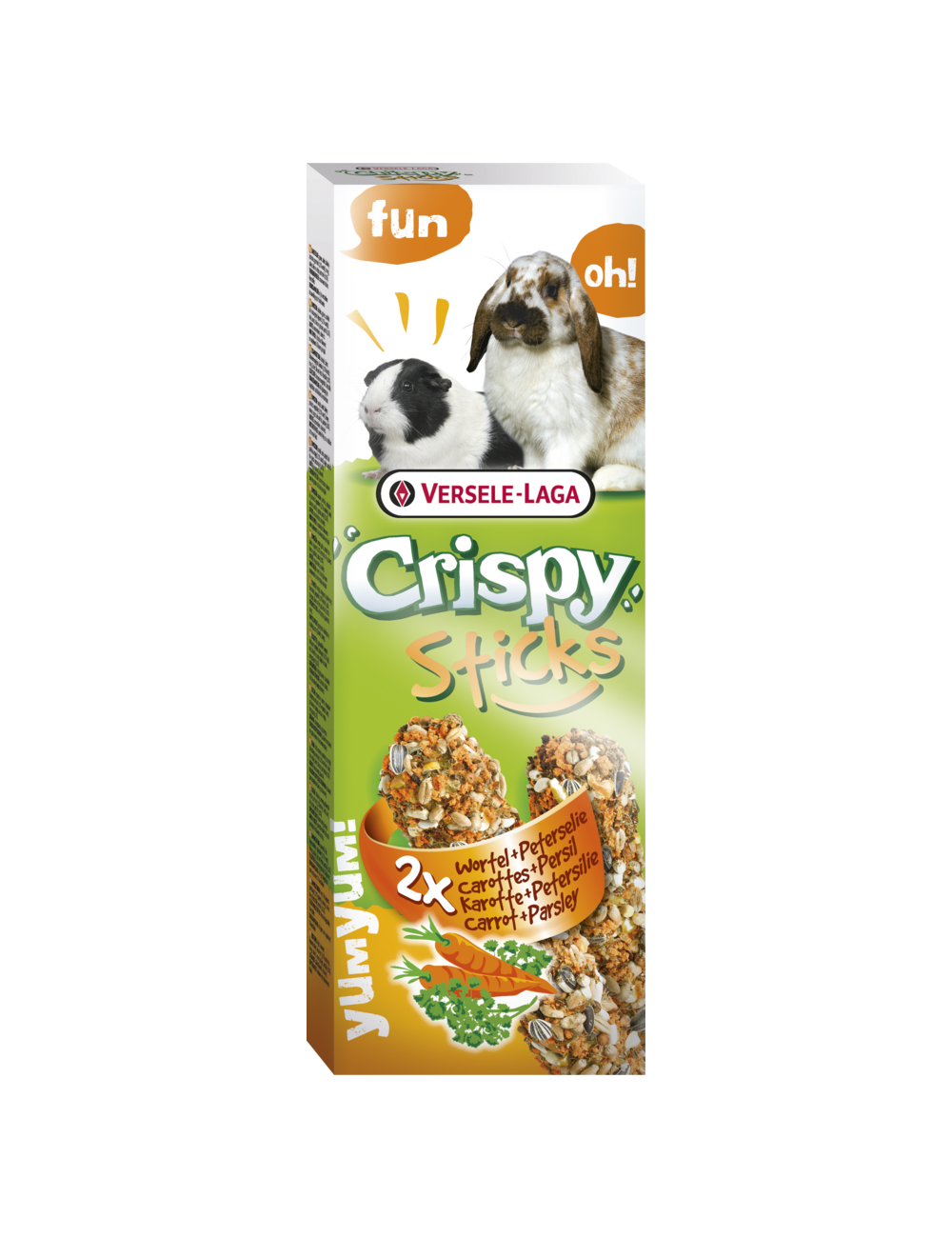 VERSELE LAGA - Crispy Mega Sticks Rabbits - Guinea Pigs, Carrots & Parsley