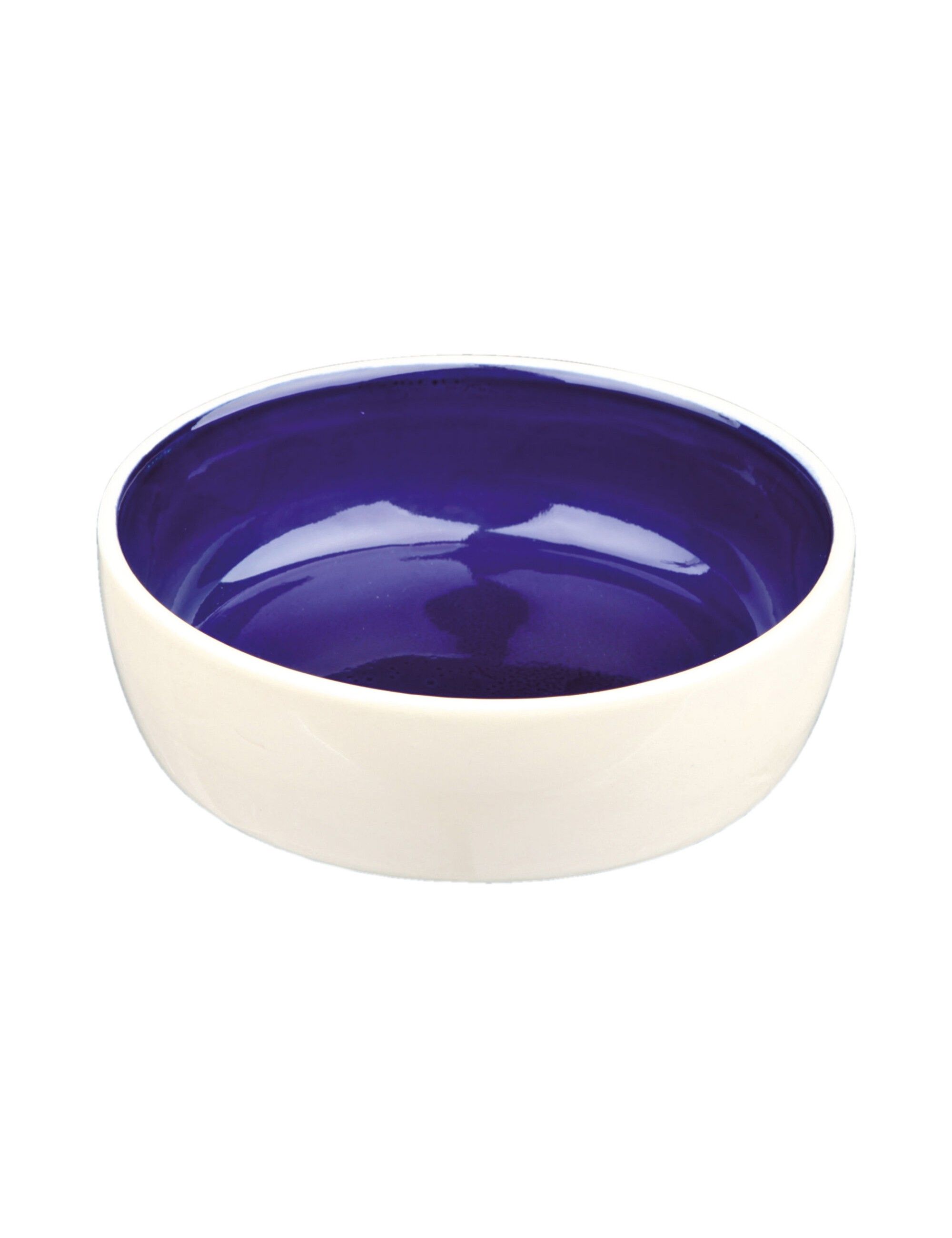 TRIXIE - Cream/Blue Ceramic Bowl