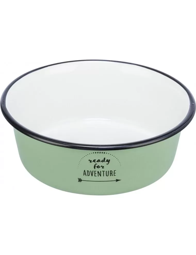 TRIXIE - Enamel and stainless steel bowl