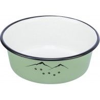 TRIXIE - Enamel and stainless steel bowl