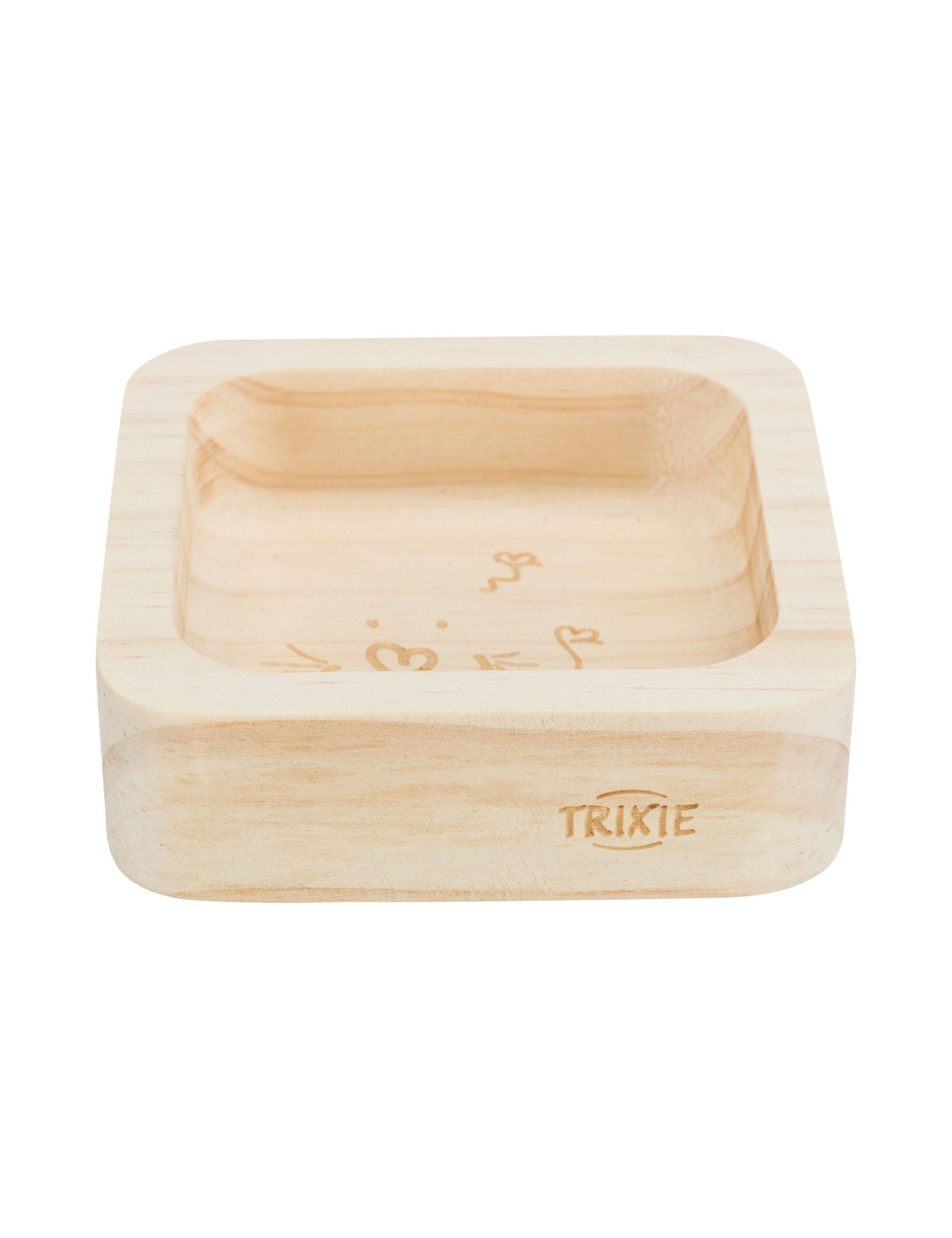 TRIXIE - Nagetiernapf aus Holz 60 ml